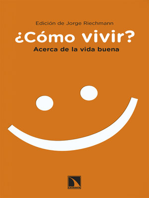 cover image of ¿Cómo vivir?